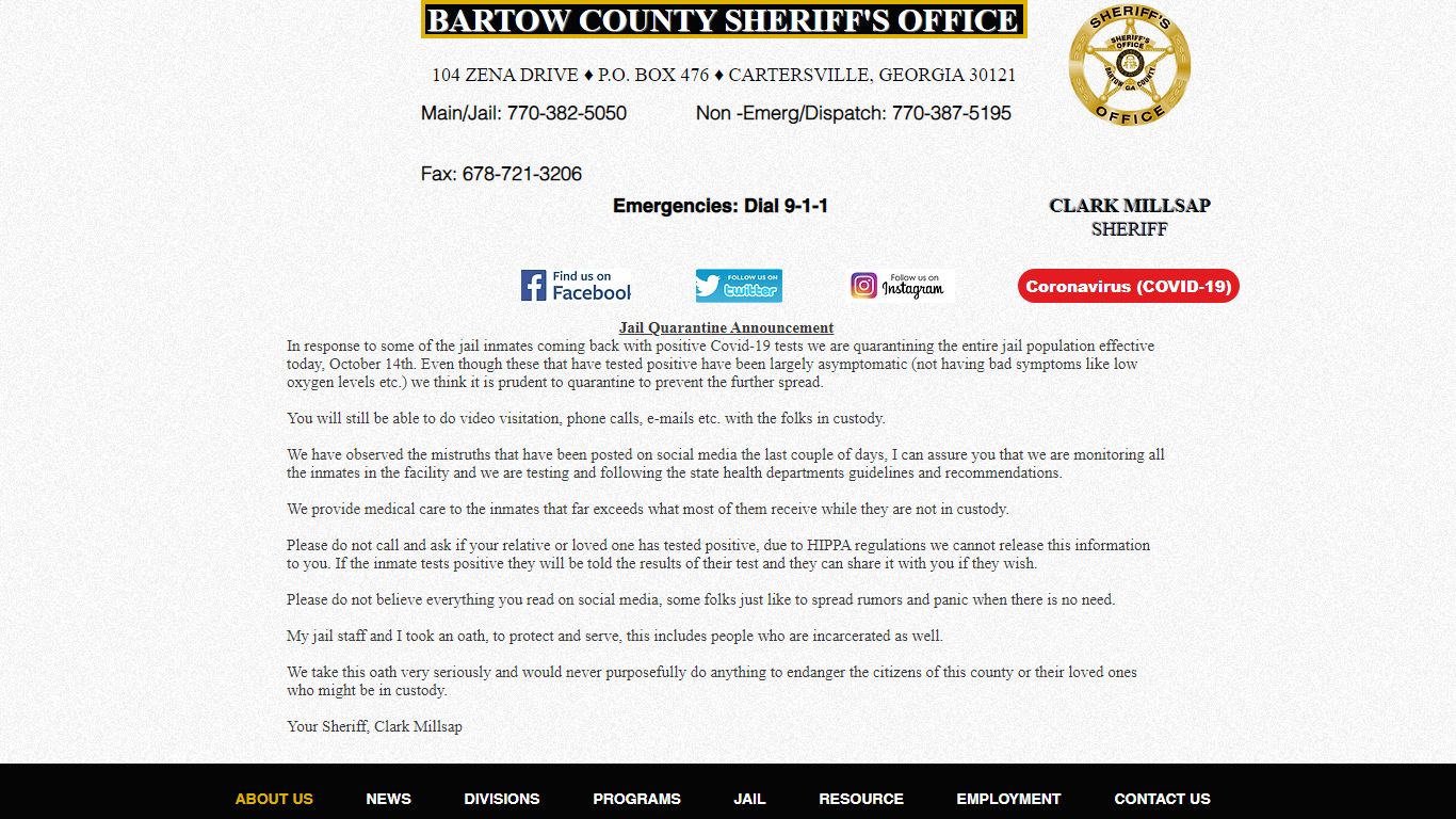Bartow County Sherif's Office